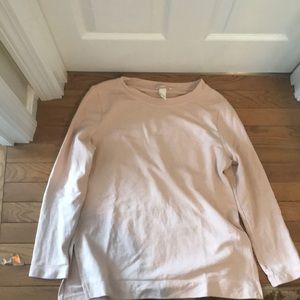 Light pink blush long sleeve